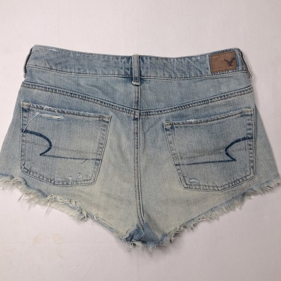 American Eagle Cut-off Distressed Jean Shorts 8 - Picture 3 of 6